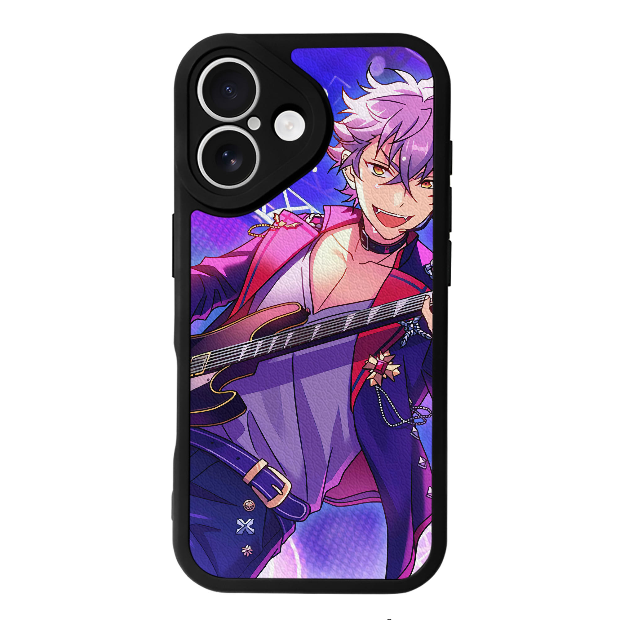（画像用） あんさんぶるスターズ! Ensemble Stars 【iPhone 16シリーズ対応】シリコンスマホケース（レザー調） 材質：シリコン